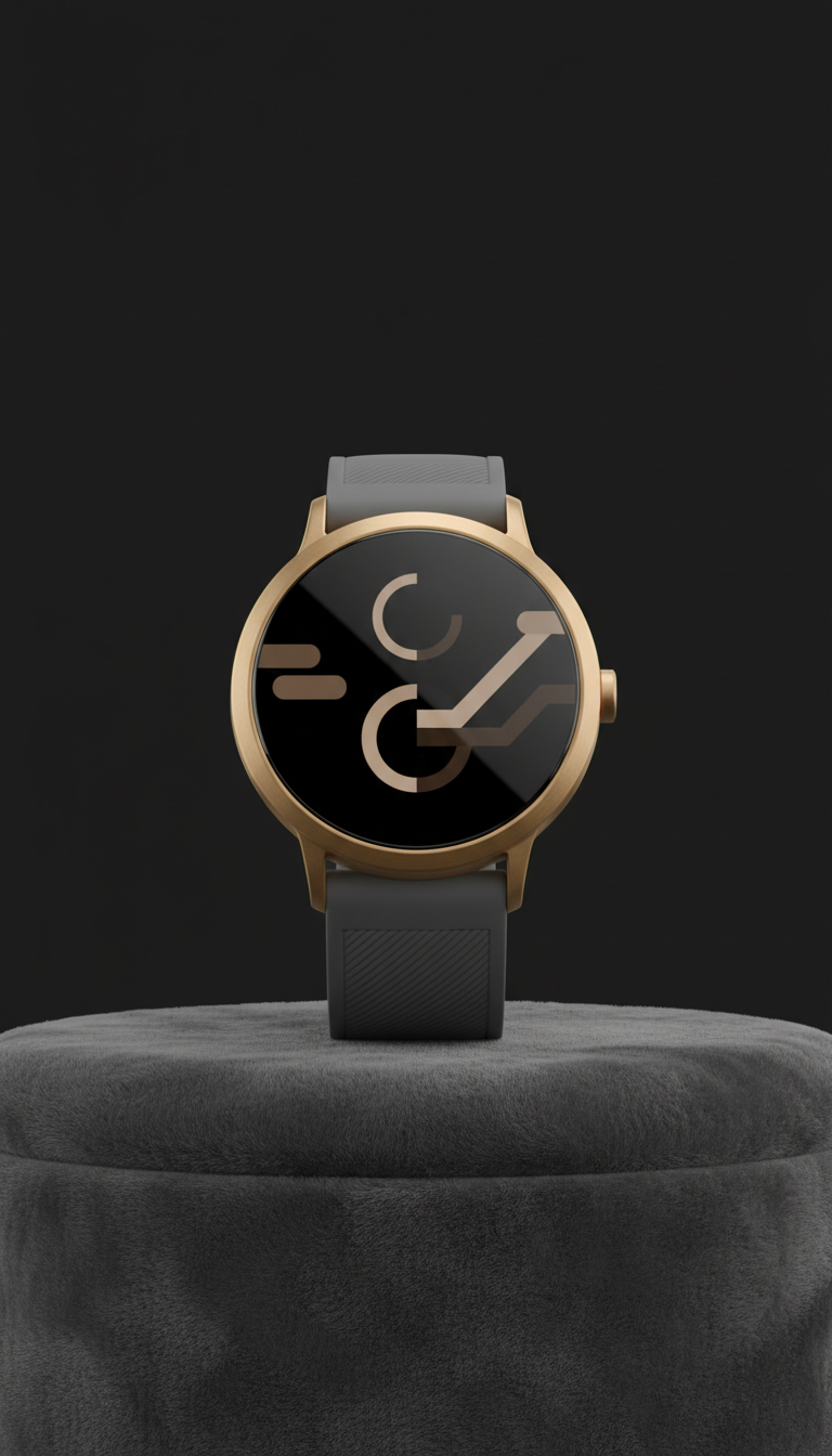 Designer smart watch with sapphire glass