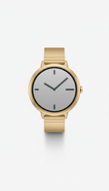 Soft gold designer smartwatch
